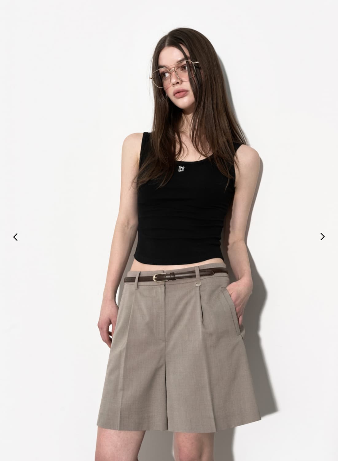 문트 로고 리브드 슬리브리스 - 블랙 상품이미지2