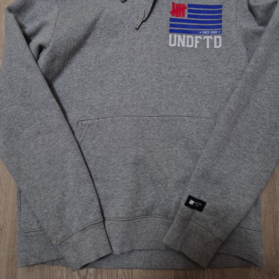 언디피티드 미국 로고 후드티 상품이미지3