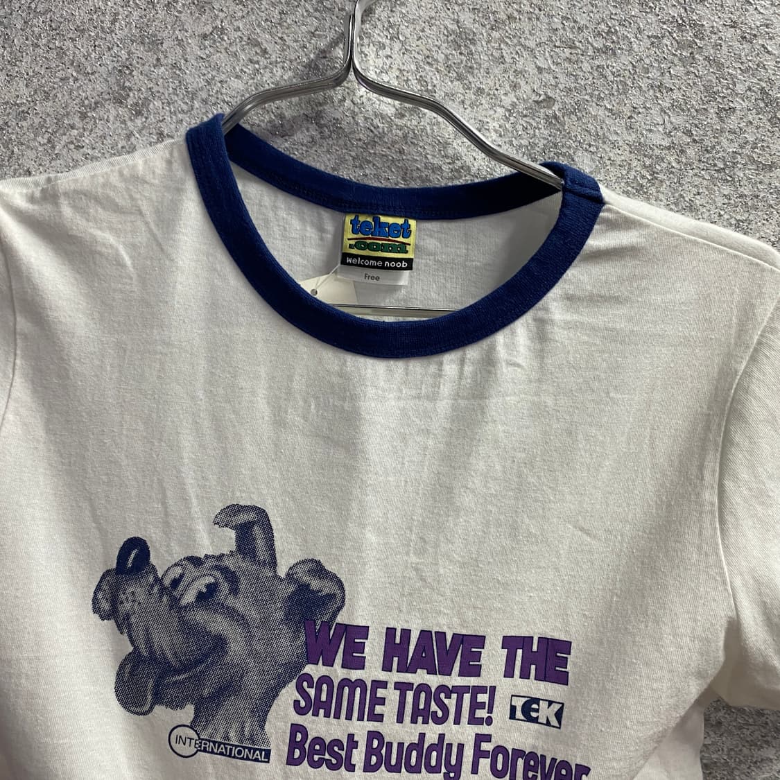 테켓 도그 레터링 링거티 B4675 상품이미지3