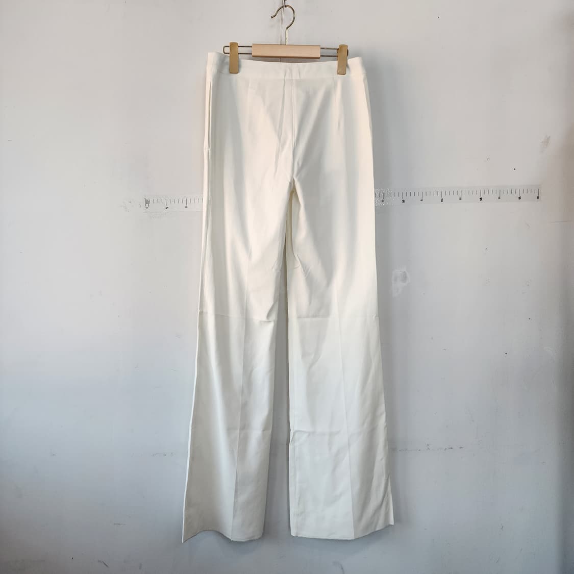 막스마라 아이보리 부츠컷 슬랙스 상품이미지3