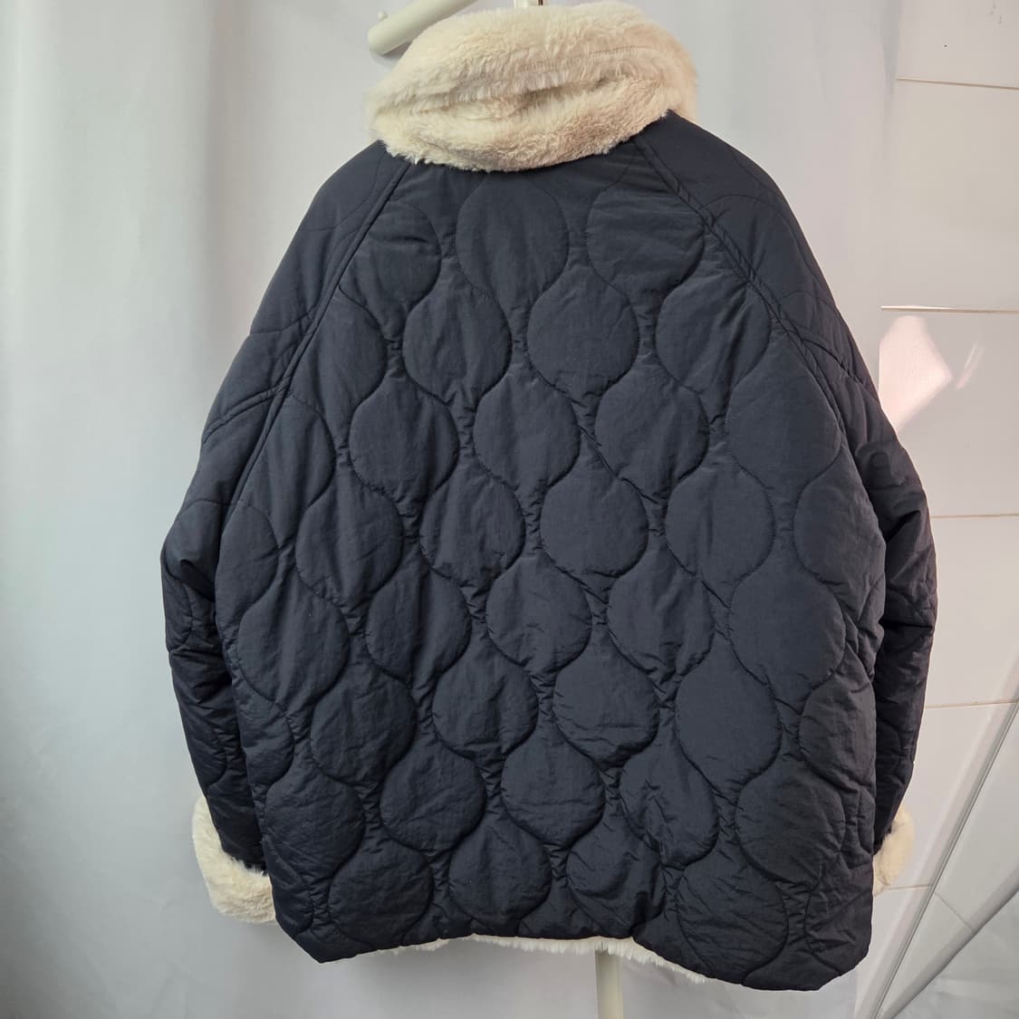 77/ 체인 퀄팅 패턴 누빔 자켓 점퍼  상품이미지5