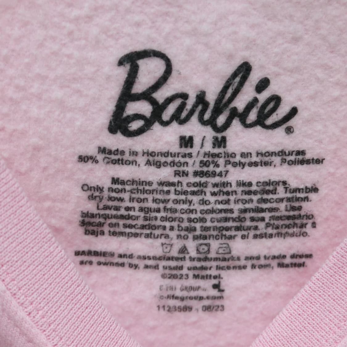 바비 딸기우유 프린팅 맨투맨 63253 상품이미지6