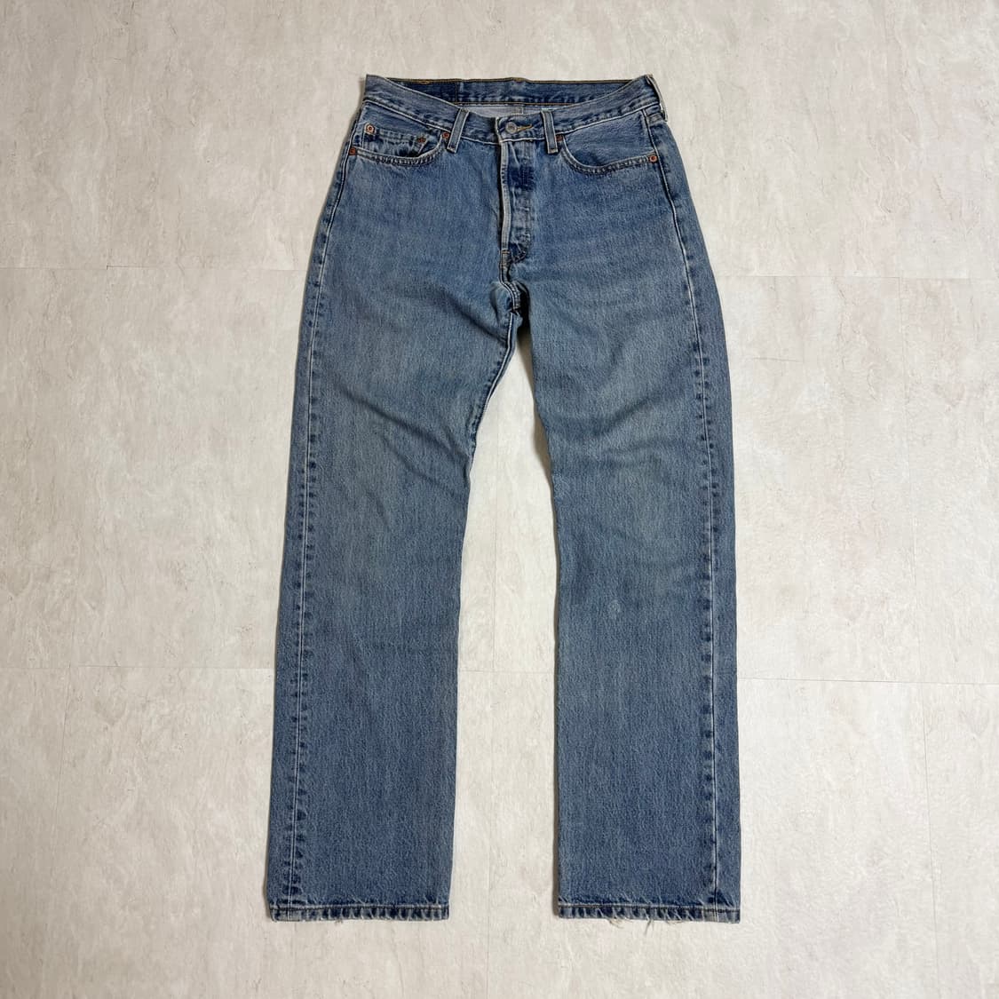 (30x32) 빈티지 리바이스 501 연청 데님팬츠 상품이미지1