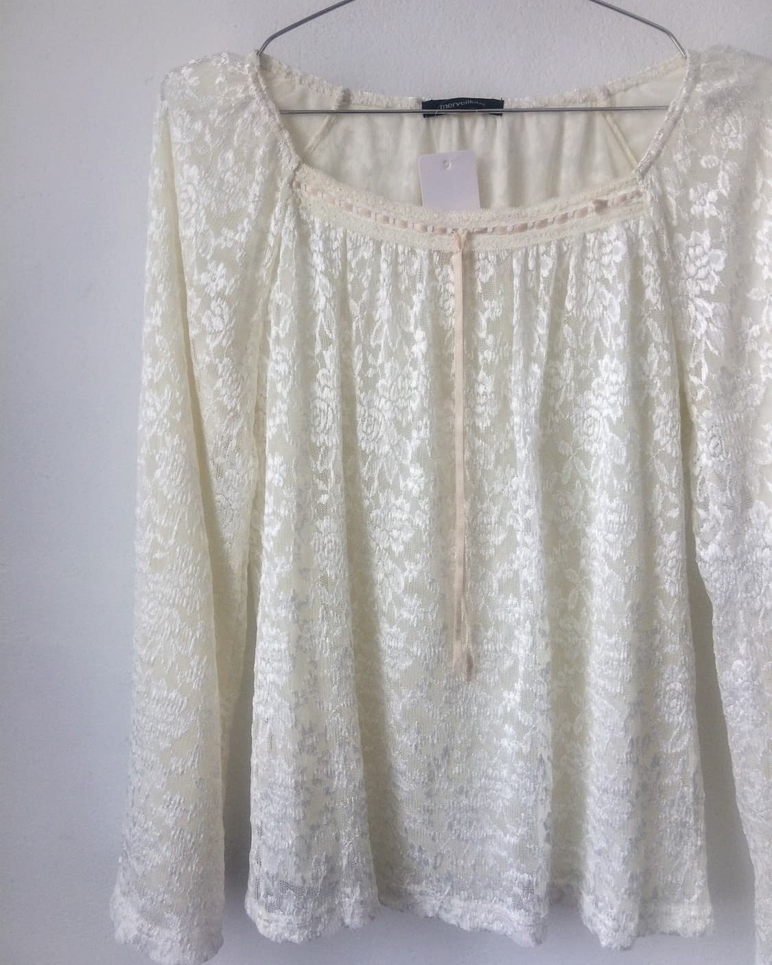Lace 2way shoulder sleeve 상품이미지4