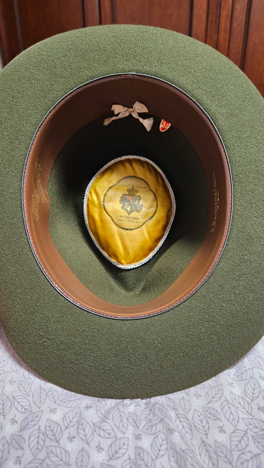 볼사리노 Borsalino 알파인 그린 페도라 58 Medium 상품이미지5