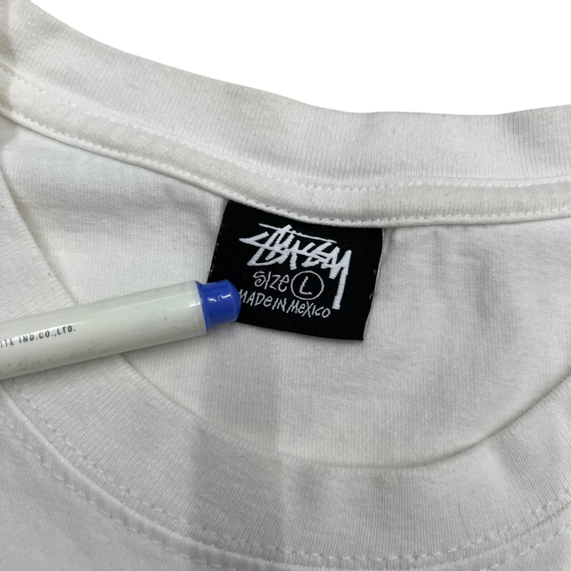 스투시 화이트 반팔 L 상품이미지7