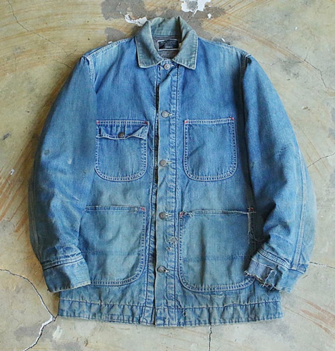 70's Sears Blanket Lined Denim Chore 상품이미지1