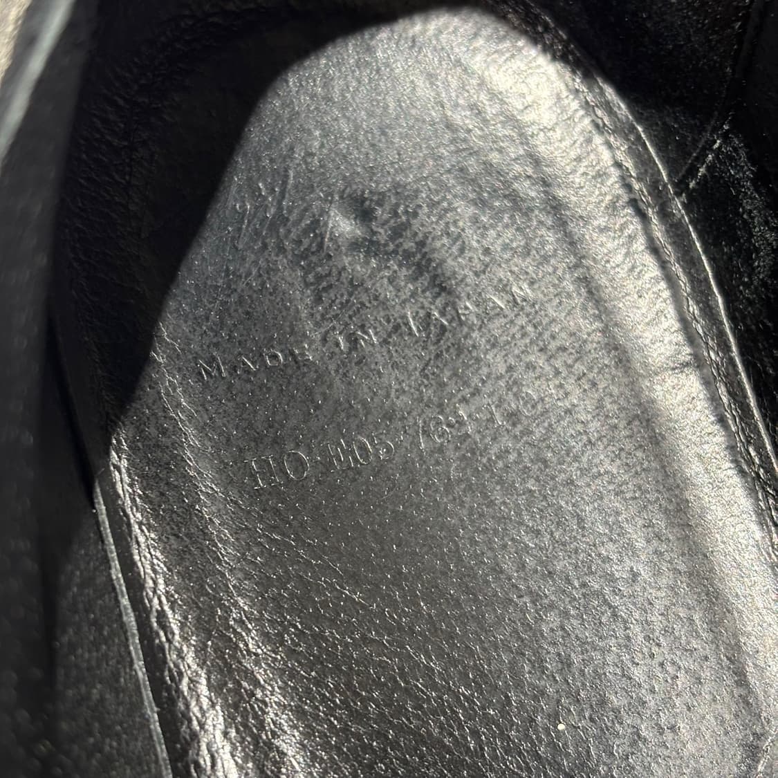 4) 요지 야마모토 24-25AW 홀스 그레인 하이킹 더비 상품이미지5