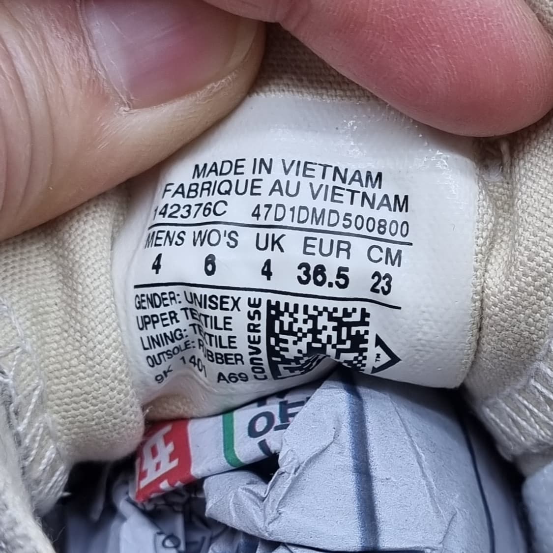 컨버스 올스타 베이지 여성스니커즈230 상품이미지6