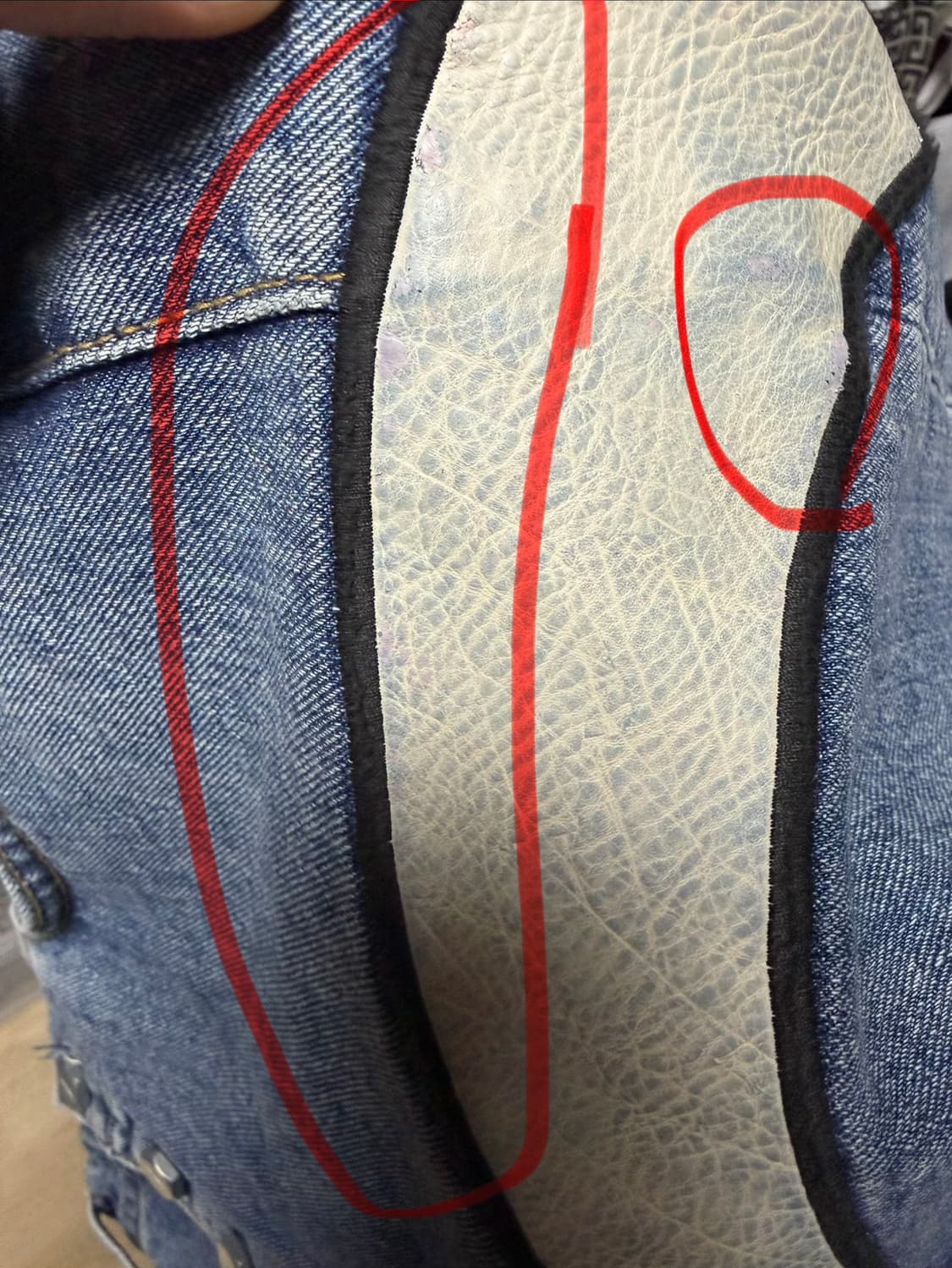 떠그클럽 x HBX 별주 레더팬츠 3사이즈 상품이미지8