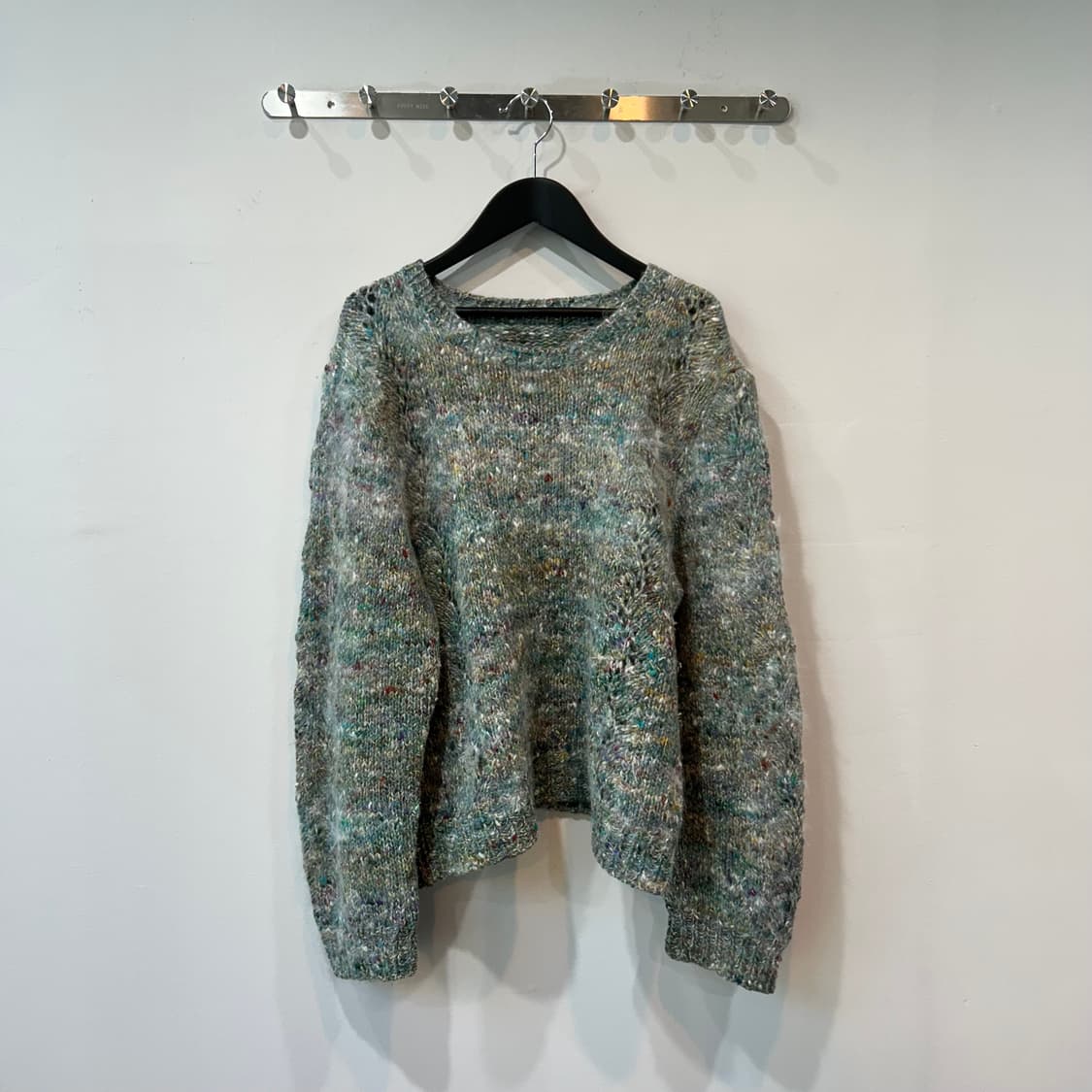 히피 컬러믹스 크롭 니트 상품이미지3