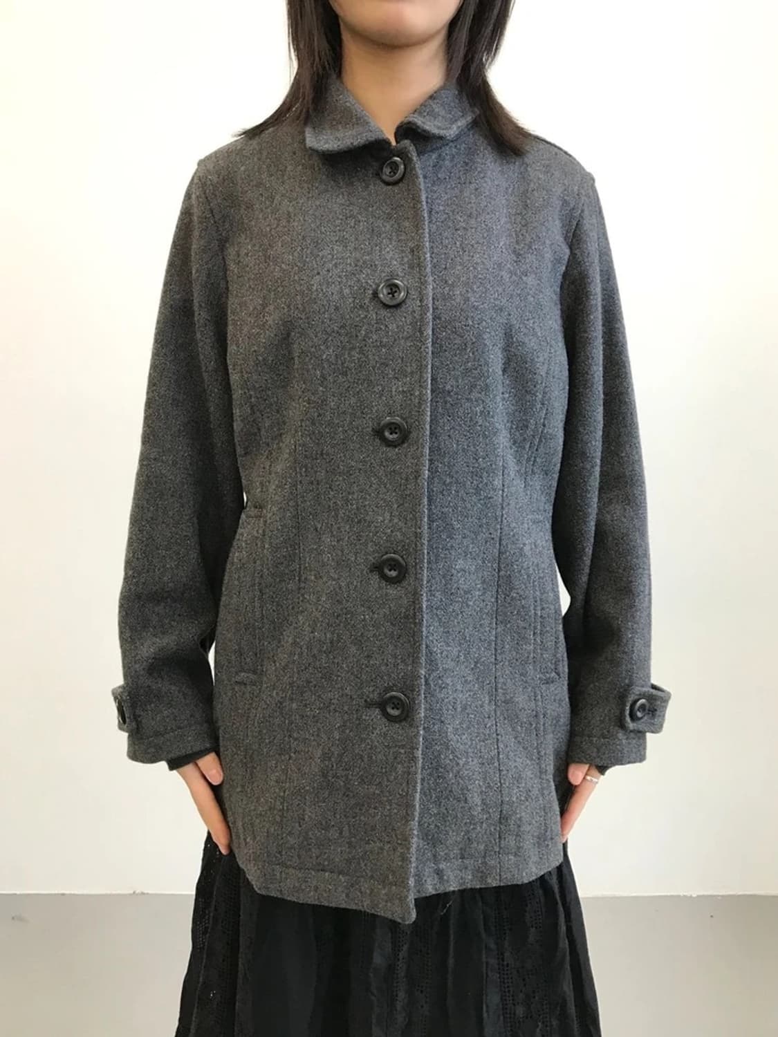 EASTBOY Gray Short Coat 상품이미지2