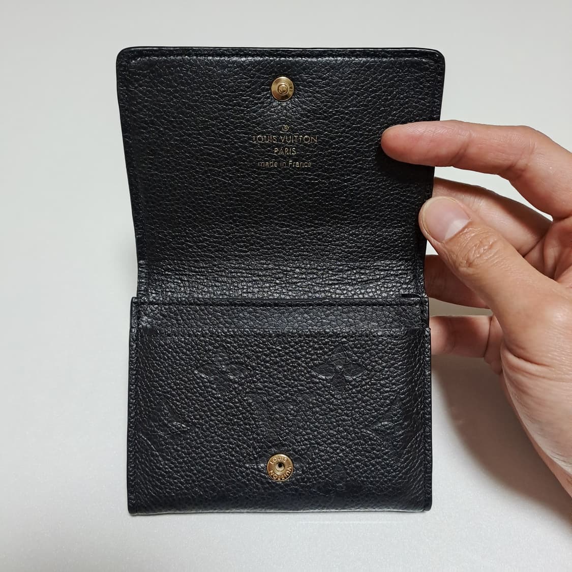 [100%/정품] 루이비통 비즈니스 카드지갑 블랙, 루이비통지갑 상품이미지5