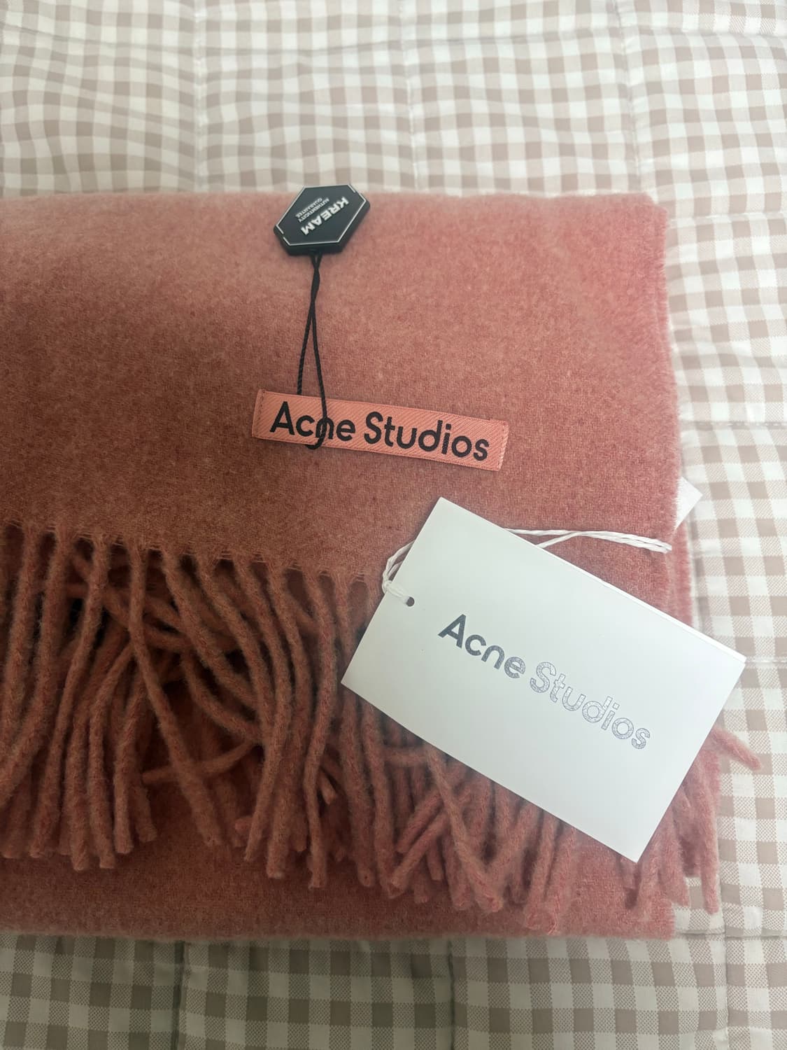 [새상품] 아크네 스튜디오 머플러 로즈 멜란지 수지 머플러 상품이미지1