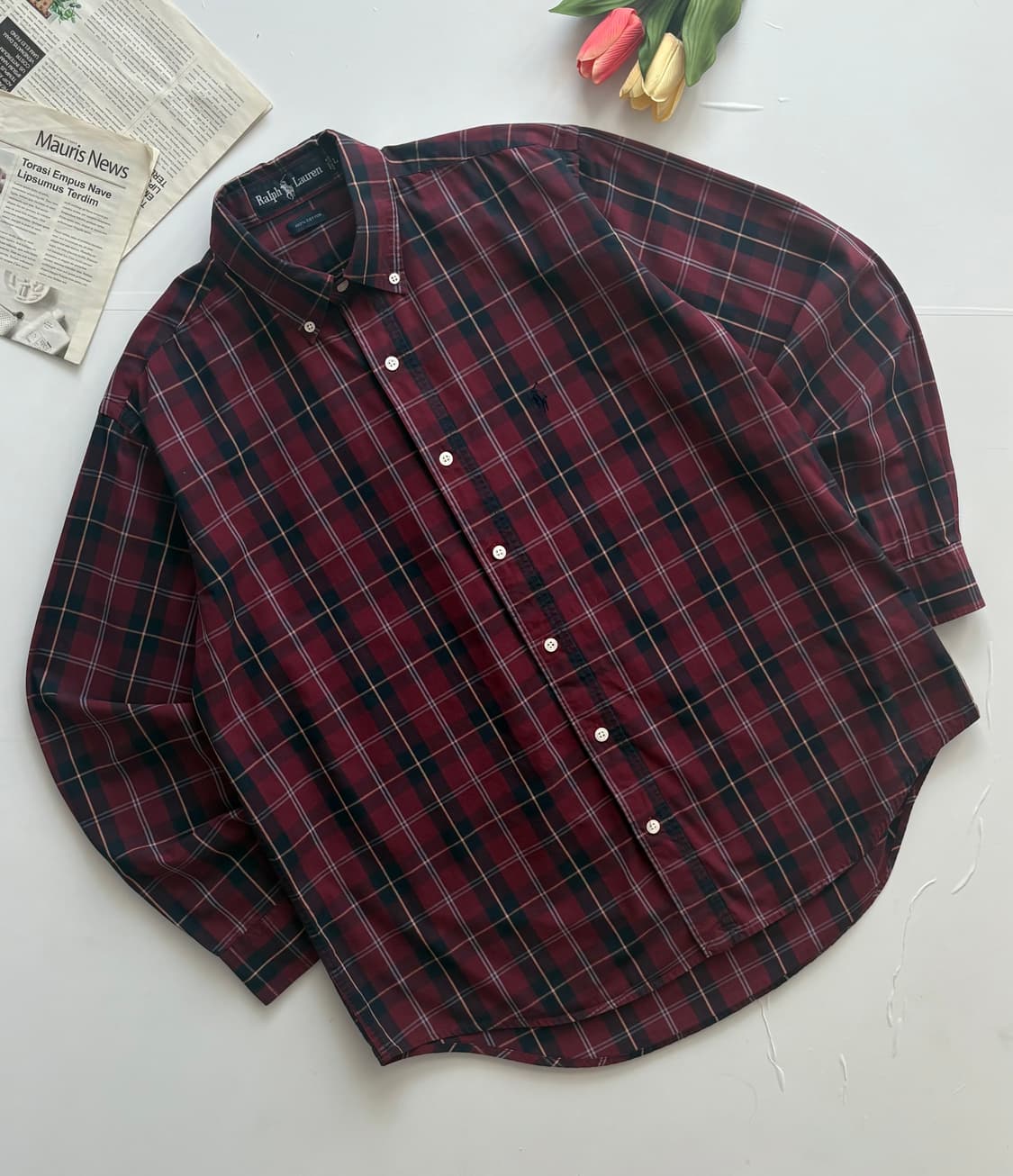 Polo 폴로랄프로렌 타탄 체크 셔츠 상품이미지1