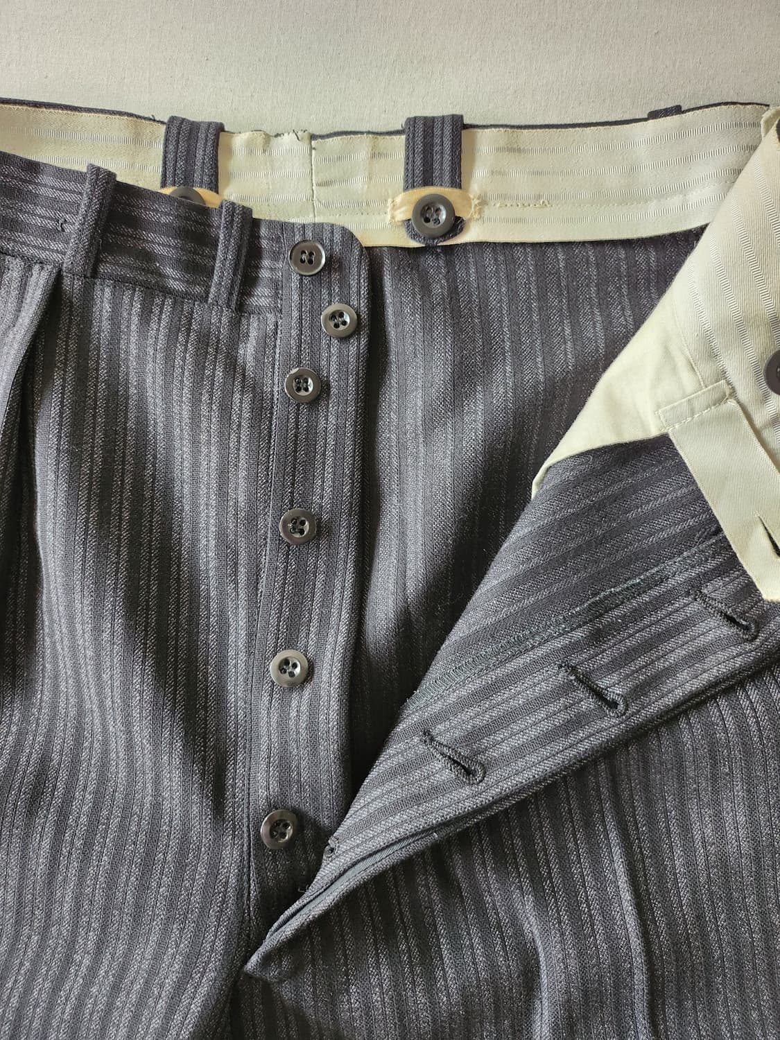 50s European striped dress trouser 상품이미지2