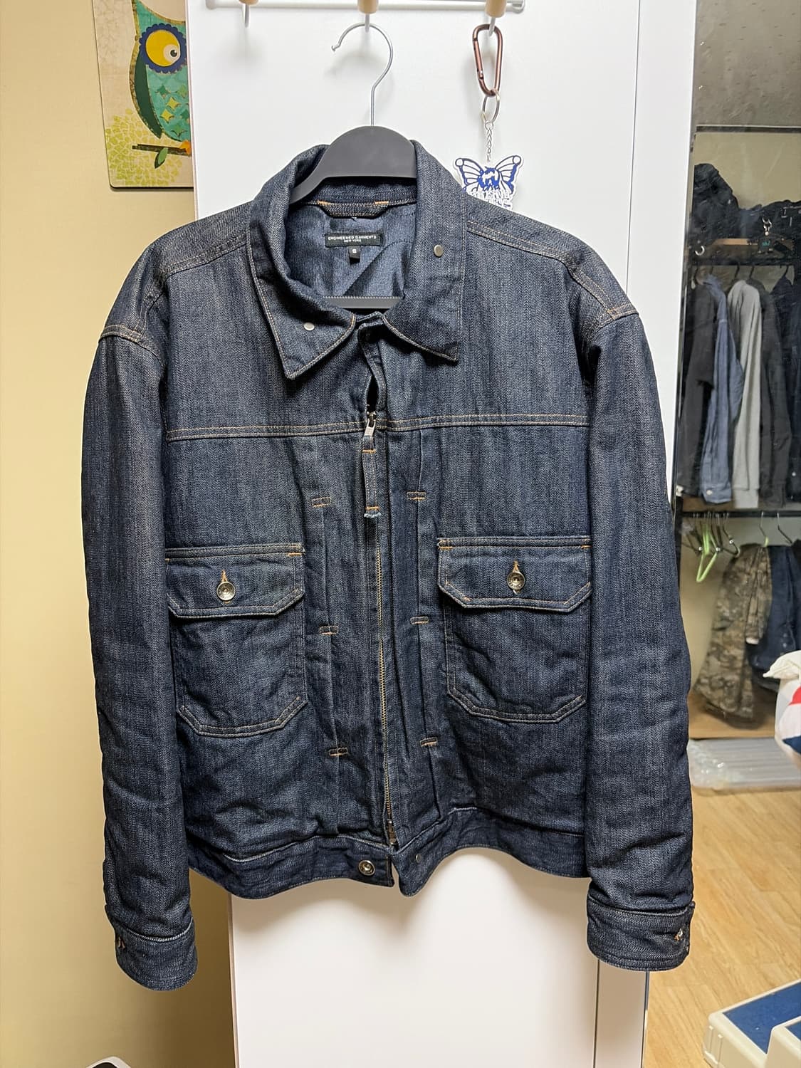 엔지니어드 가먼츠 트러커 자켓 인디고 S 상품이미지1