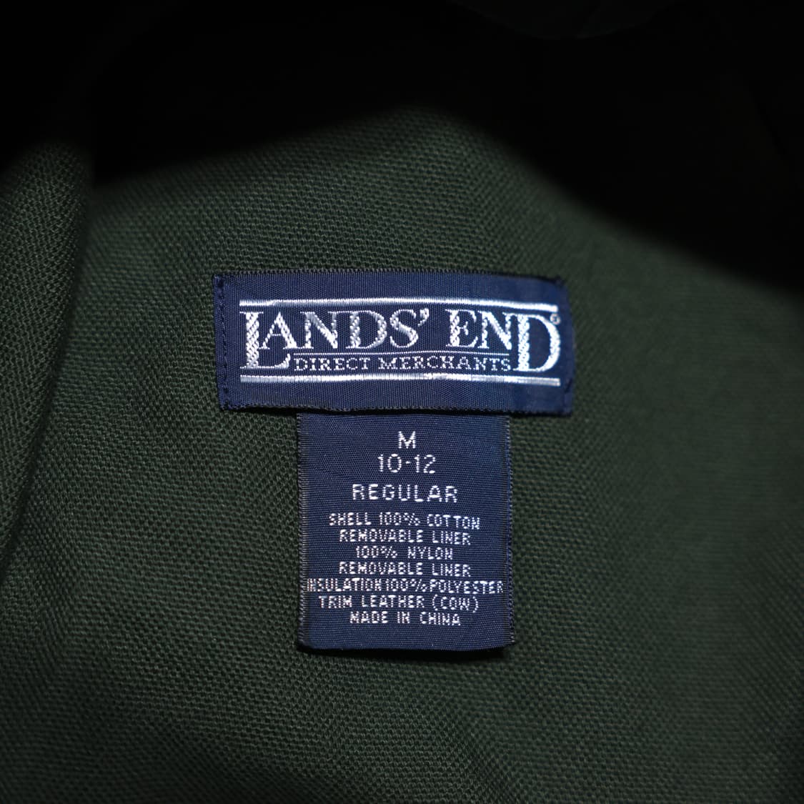 Lands End Leather Collar Barn Coat 상품이미지6
