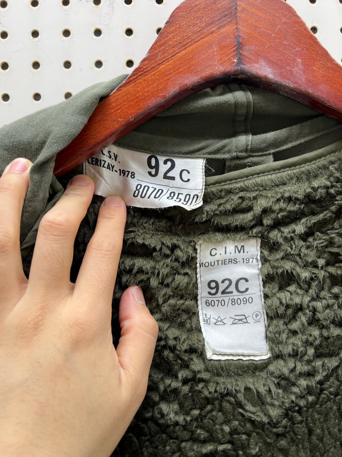 1970s FRENCH ARMY M-64 PARKA 모즈파카 개파카 상품이미지10