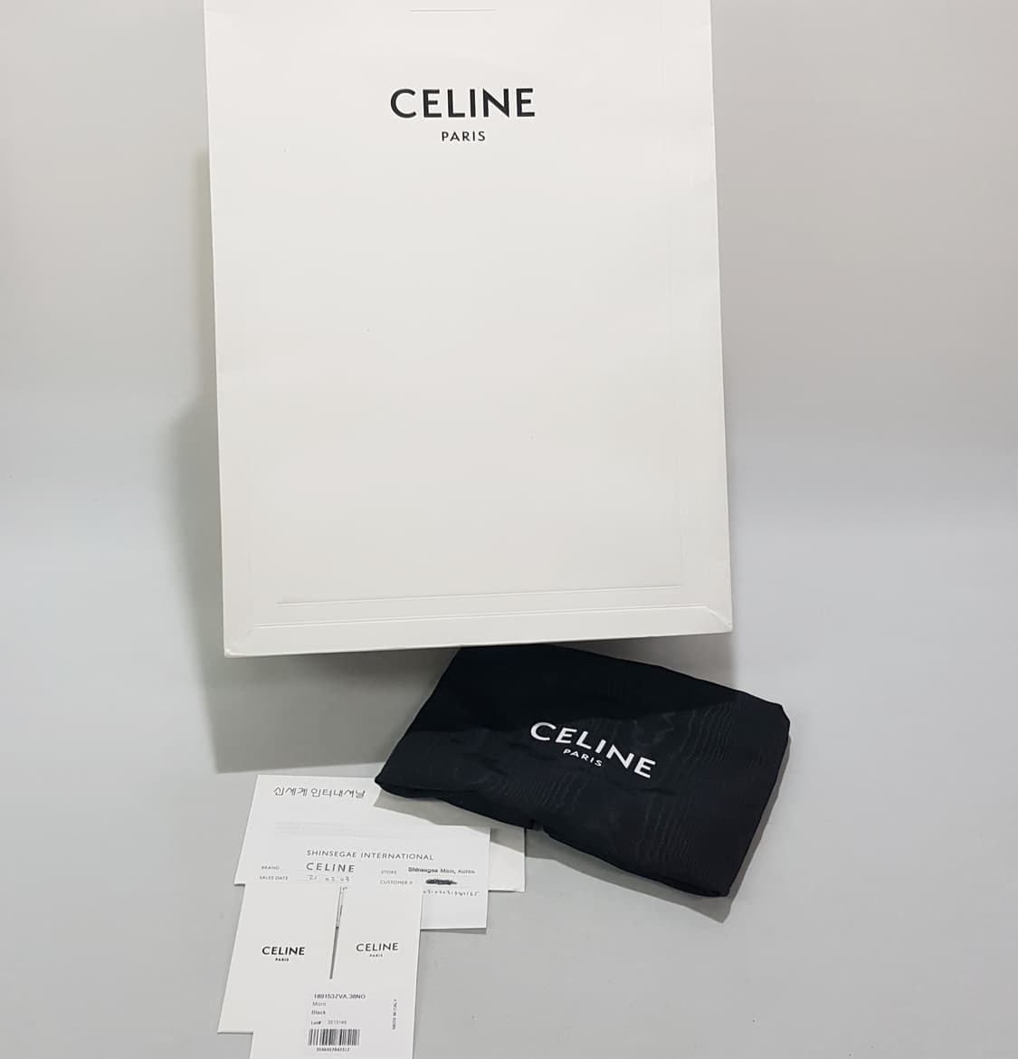 셀린느 마이크로 벨트백 블랙  상품이미지8