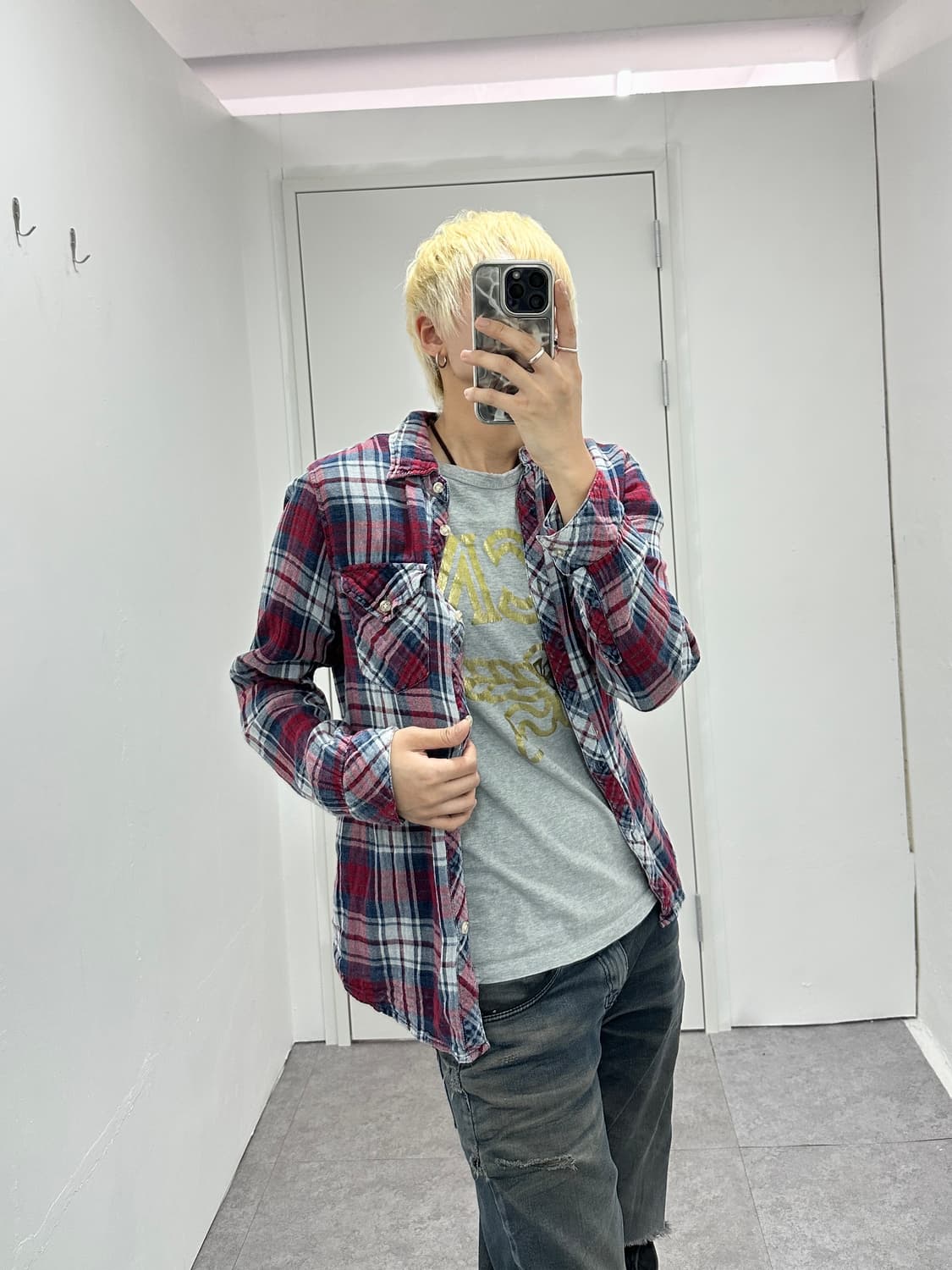 AZUL by mousey red vintage shirts 상품이미지2