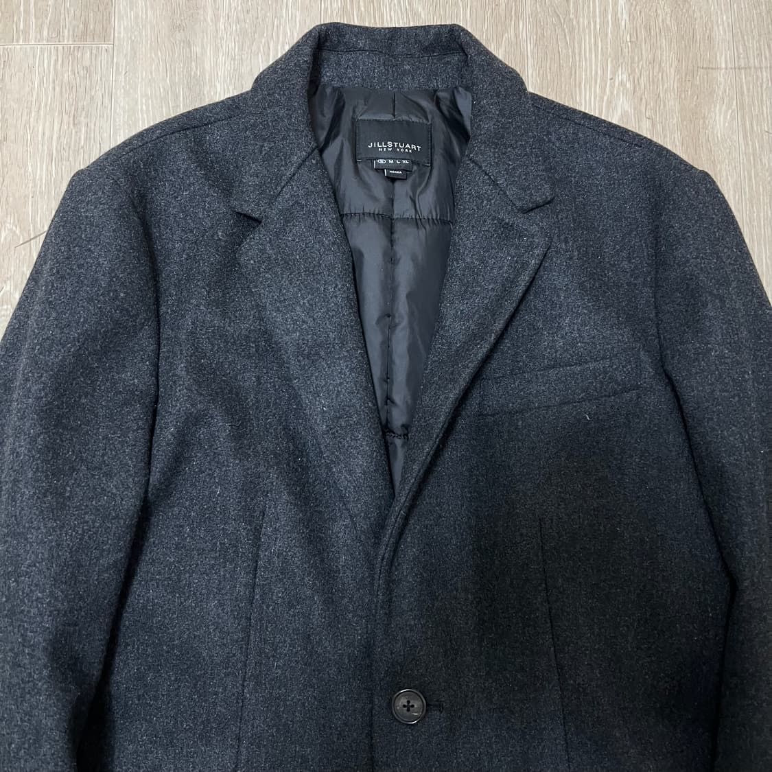질스튜어트 뉴욕 남성 모직 안감 싱글 코트 S/90  상품이미지2