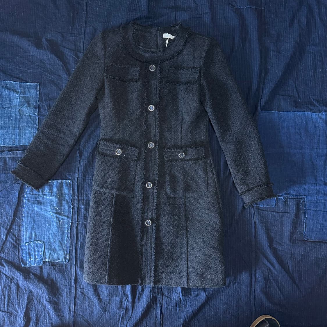 아뜨랑스 레블랑크 트위드 드레스 S 상품이미지1