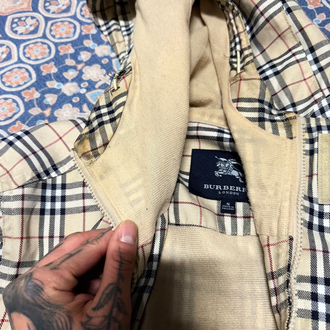 버버리 클래식 기모 바람막이 상품이미지5
