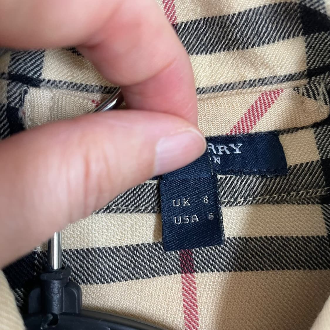 S-M 버버리 여성 체크노바 원피스  상품이미지4