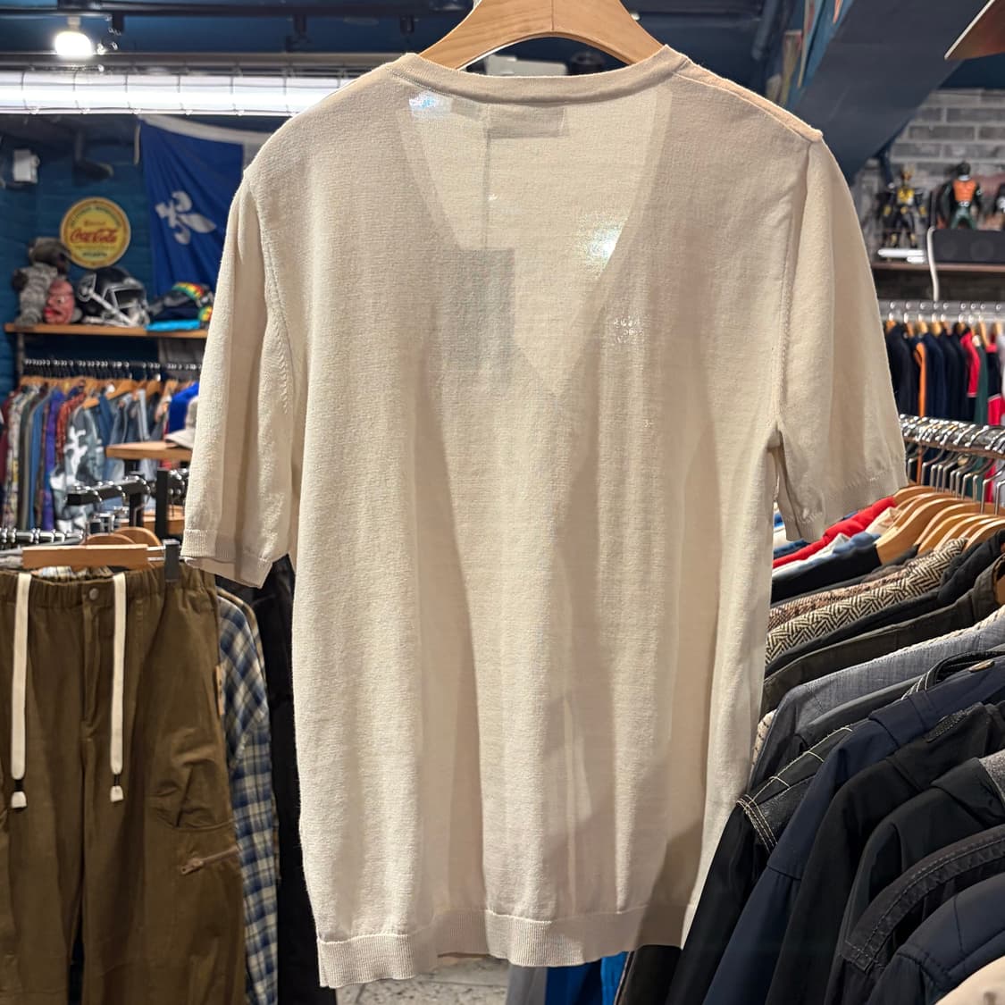 LACOSTE 라코스테 반팔 브이넥 니트 상품이미지6