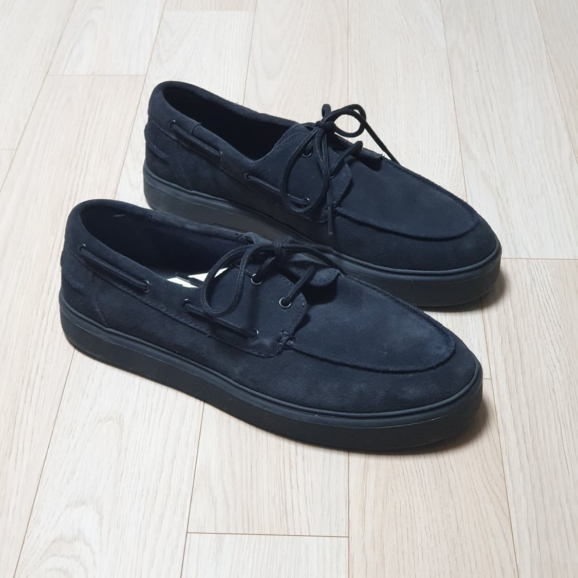 새제품275) 자라 스웨이드 가죽 데크 슈즈 로퍼 구두 2426/520 상품이미지1
