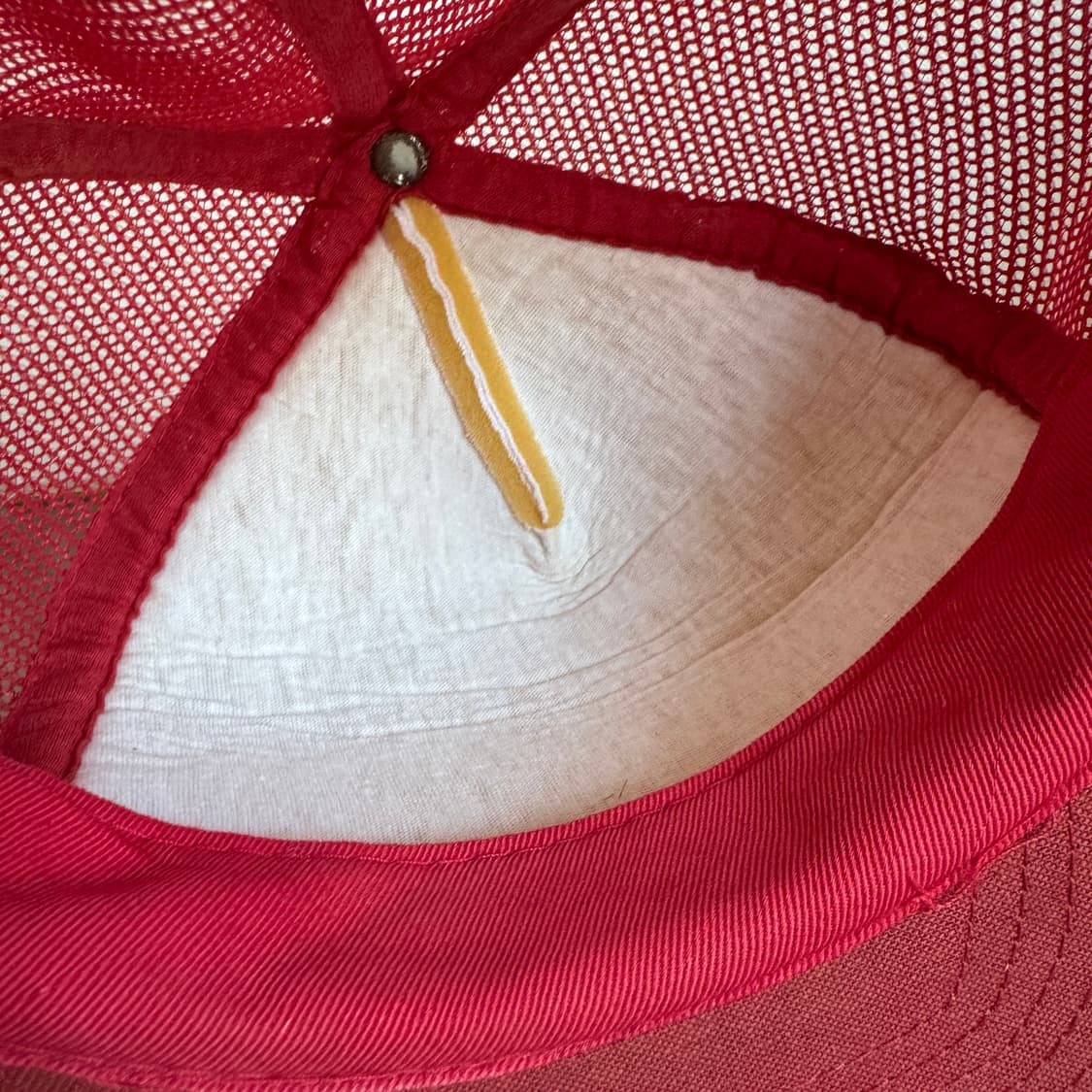 USA BARKER 레드 빈티지 모자 볼캡 vintage cap 상품이미지6