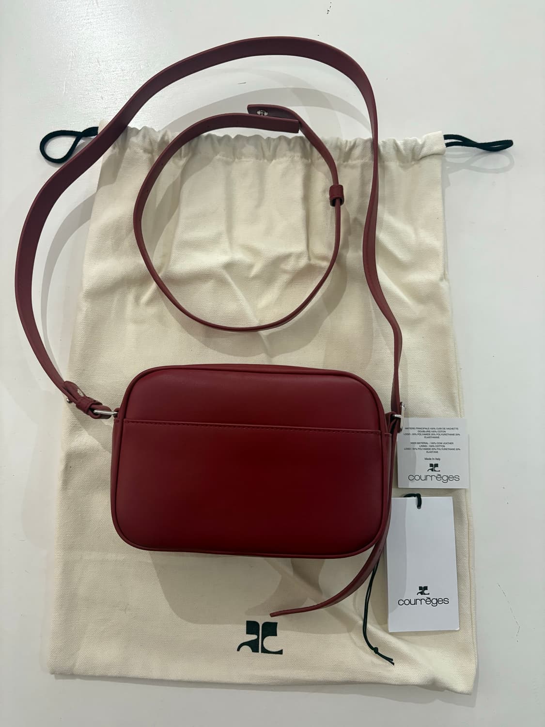 TTF✳️꾸레쥬 리에디션 카메라 백 <새상품> 상품이미지4