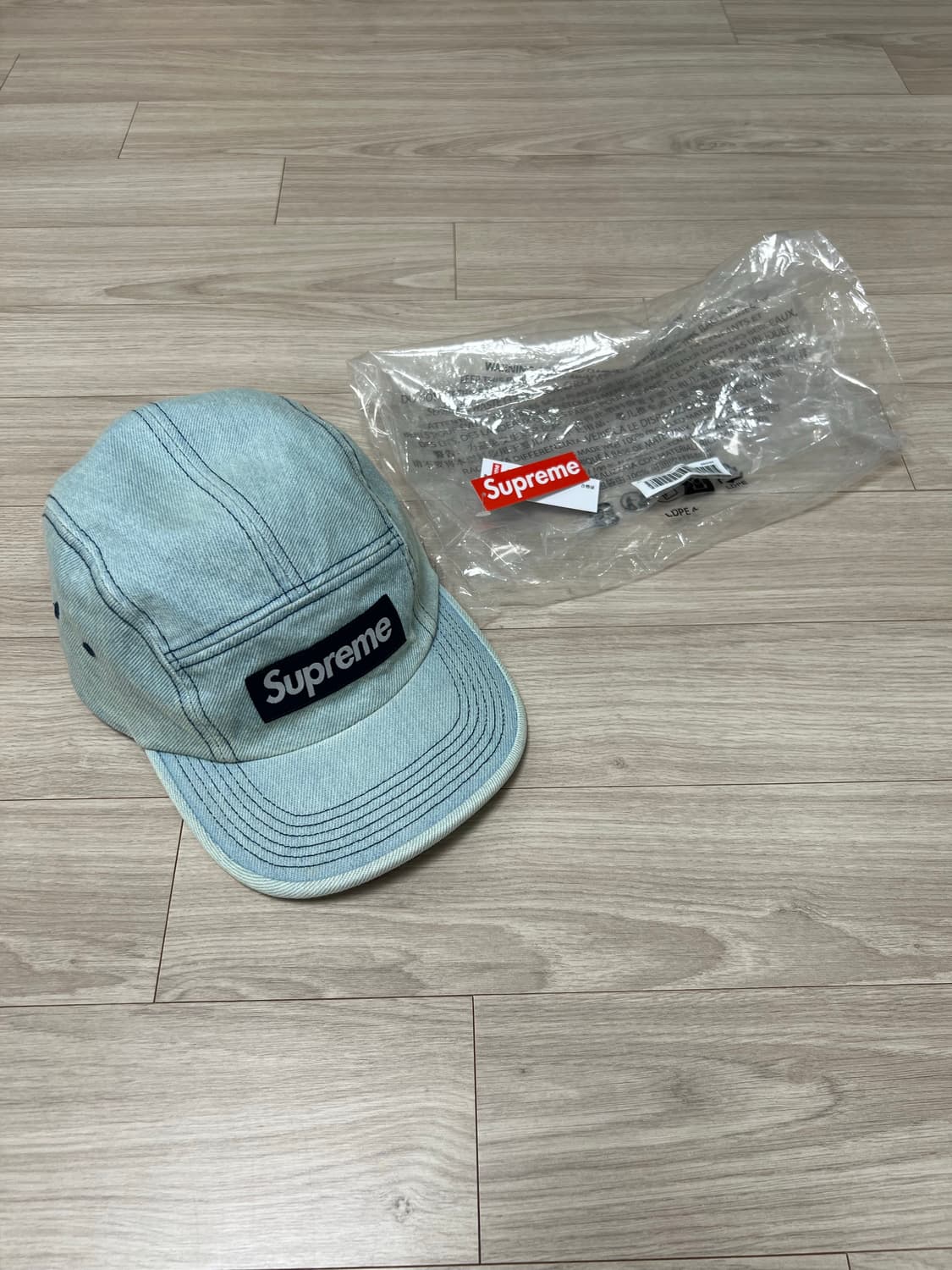 슈프림 25ss 데님 캠프캡 상품이미지1