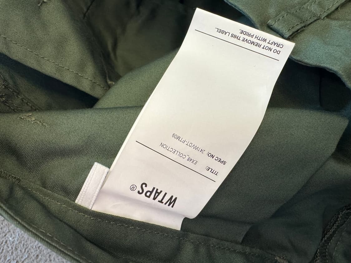 더블탭스 카고 팬츠 미시착 처분  상품이미지5