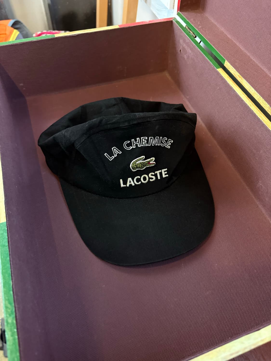 80s 슈미스 자수 라코스테 빈티지 캡 상품이미지1