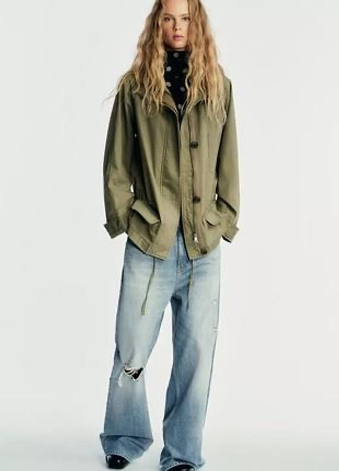 zara 자라 맥시 포켓 야상 자켓  상품이미지7