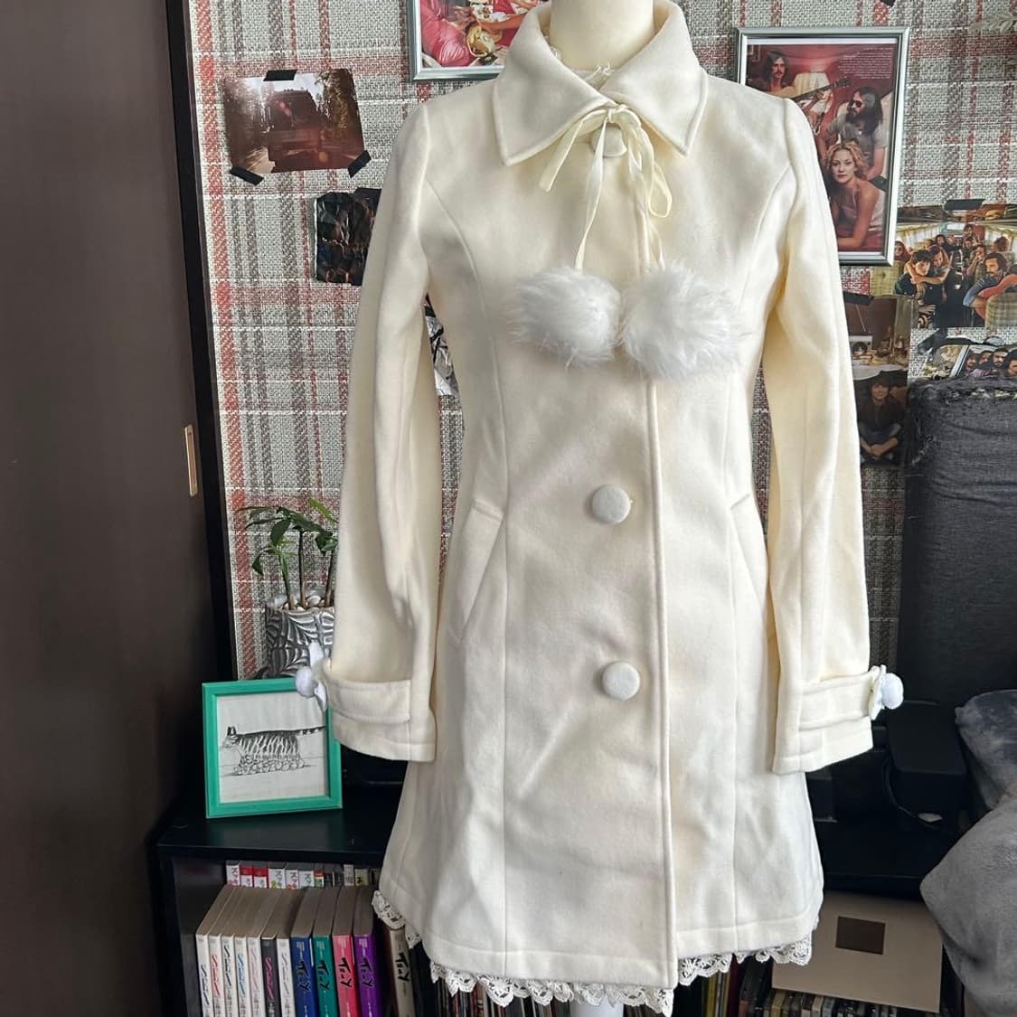 리즈리사 폼폼이 코트 상품이미지1