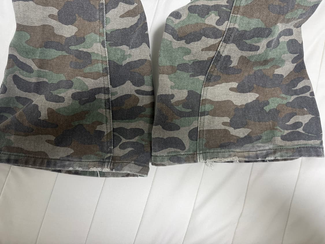 Fax Copy Express 카모 부츠컷 팬츠(재판매) 상품이미지4