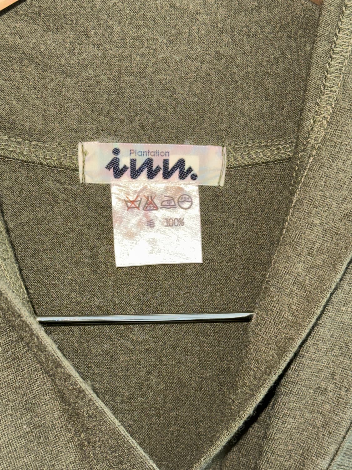 Issey Miyake 울 100% 드레이프 원피스 M 상품이미지3