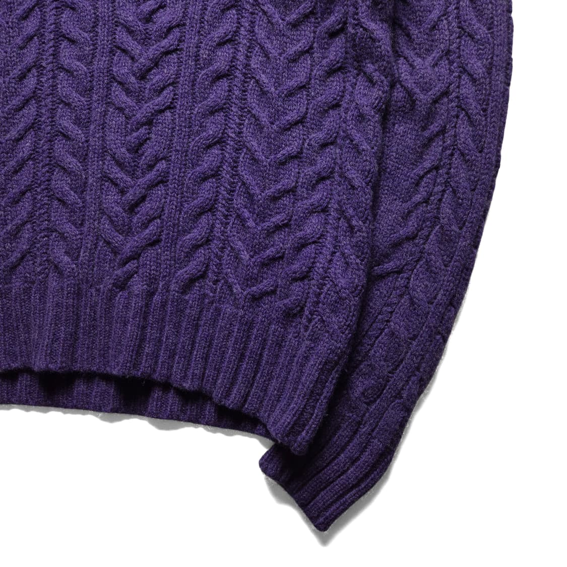 [S] 폴로 랄프로렌 울 케이블 숄카라 니트 상품이미지5