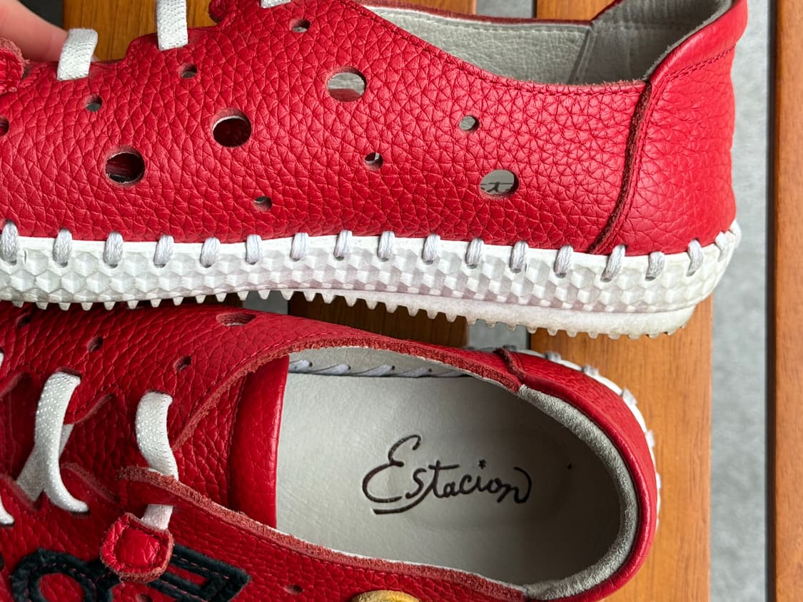일본빈티지 에스타시온 estacion  수제가죽신발  상품이미지4