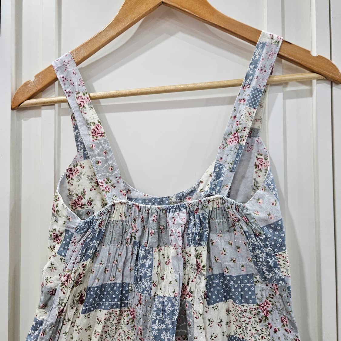 패치워크 플라워 나시 원피스 상품이미지7