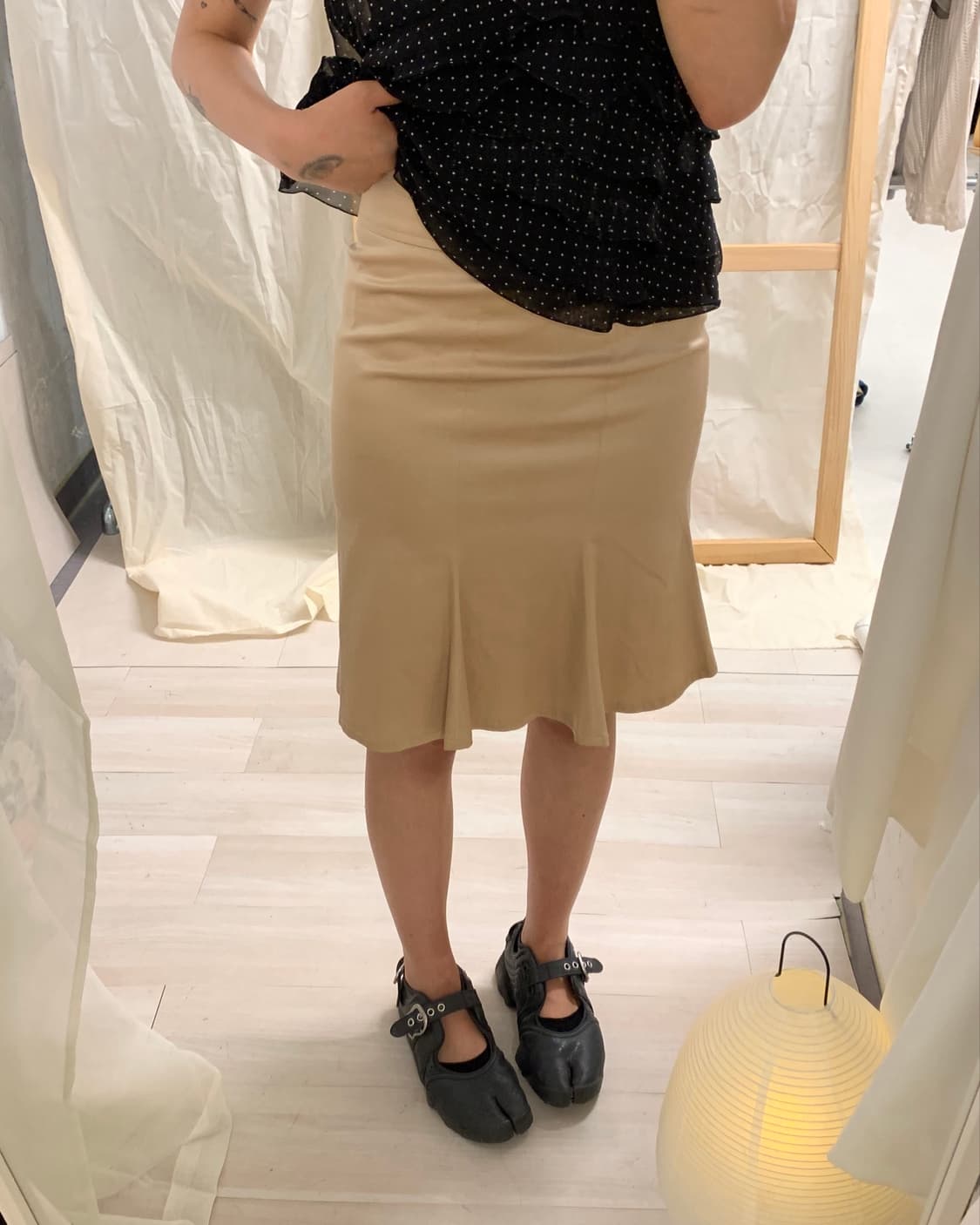 [Talbots] satin flare skirt  상품이미지7