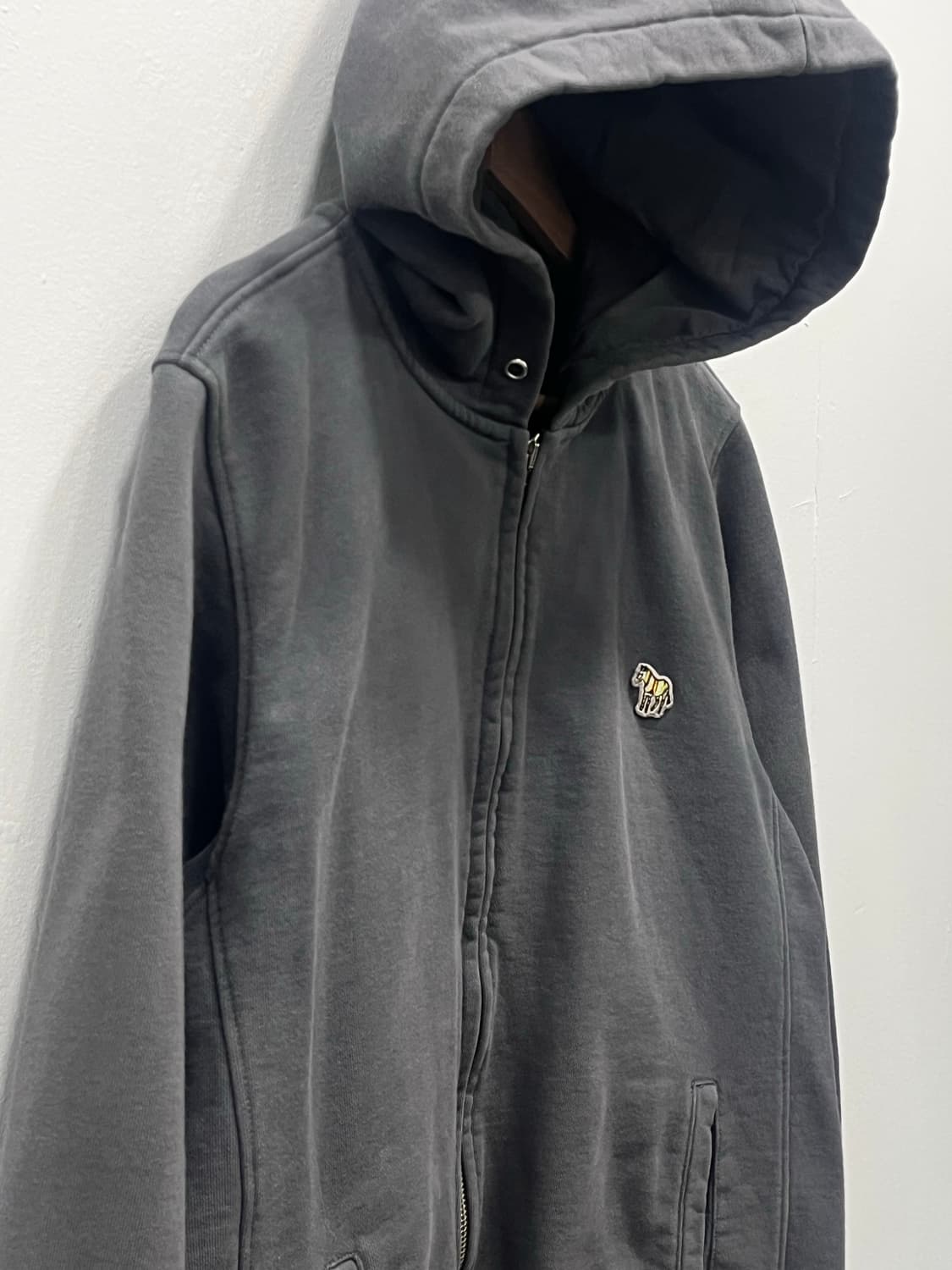 폴스미스 그레이 자수로고 후드집업 M 상품이미지8