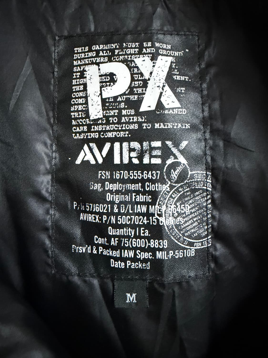 아비렉스 카모 밀리터리 다운 베스트 패딩 상품이미지3