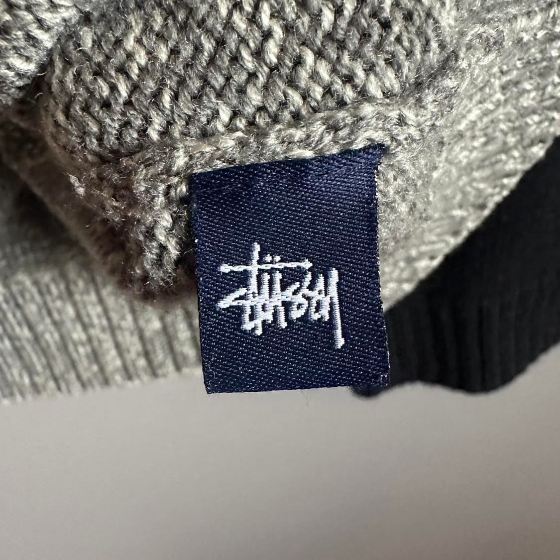 90s 스투시 빈티지 래글런 울 아크릴 니트 상품이미지4