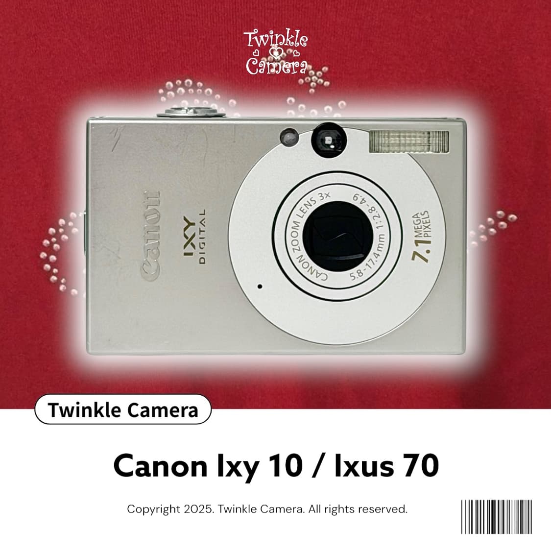 Canon ixy 캐논 익시 10 (익서스 70) 상품이미지1