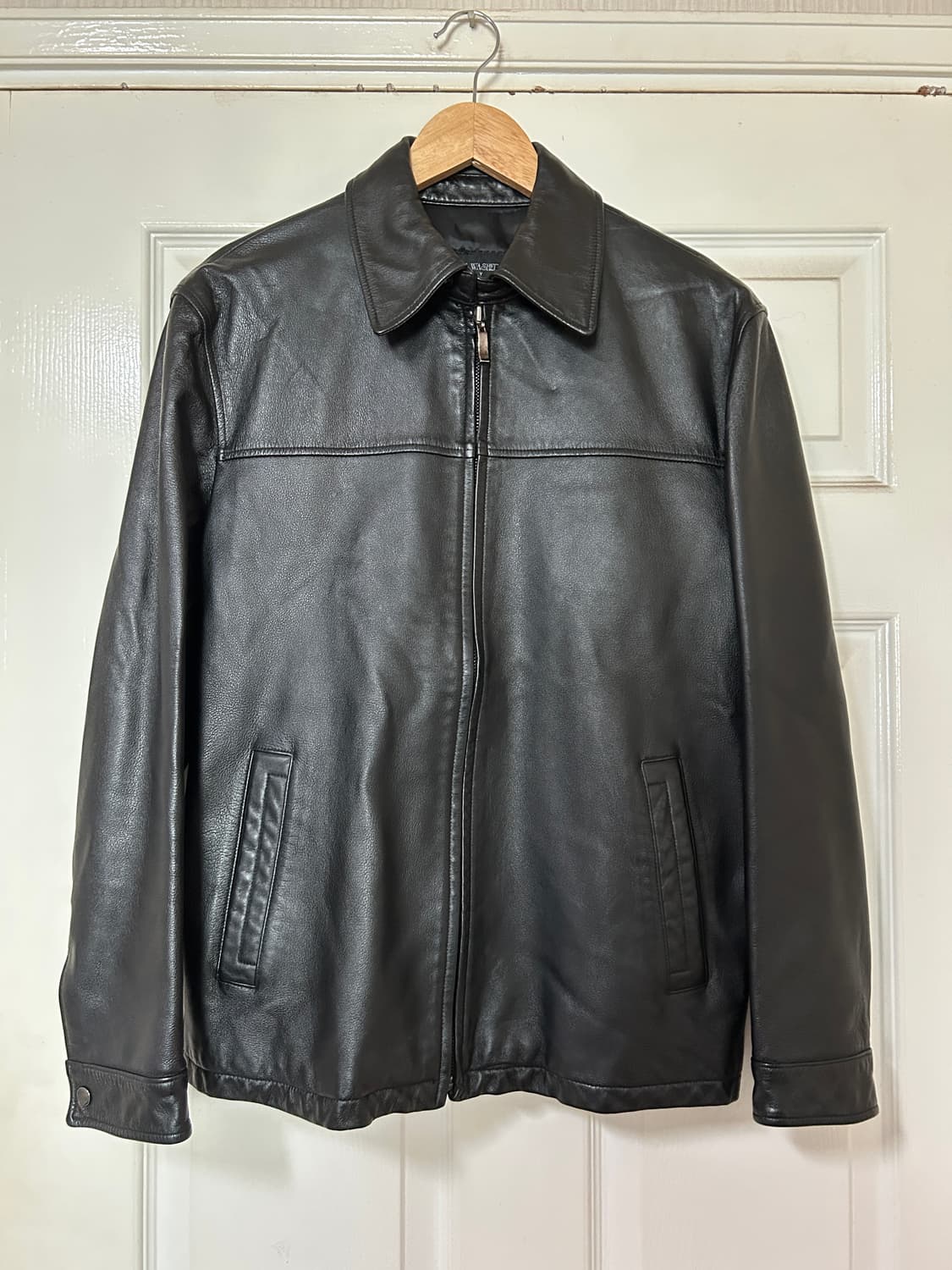 싱글 라이더 가죽자켓 상품이미지1