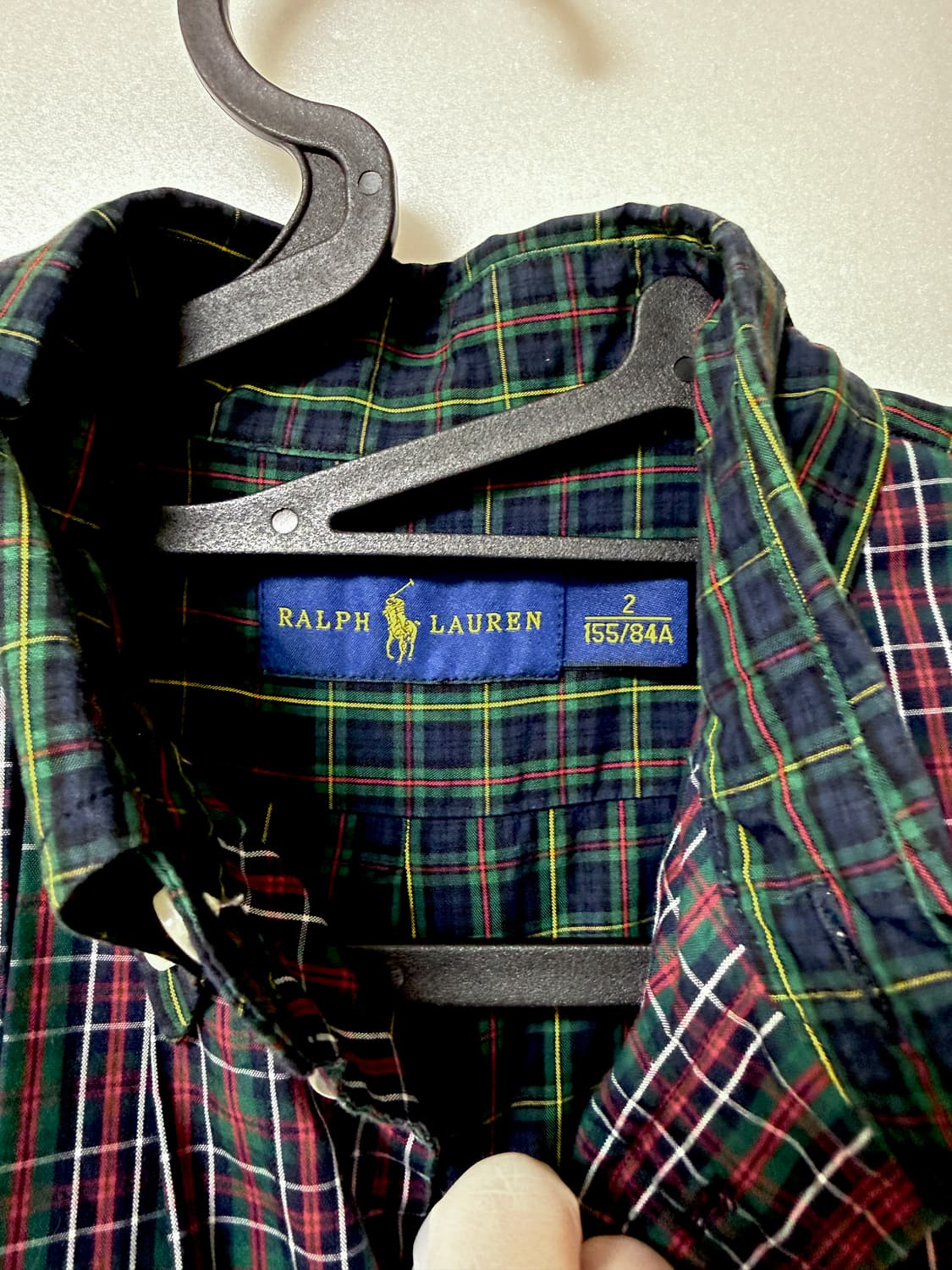 💙랄프로렌 체크 셔츠 원피스 44~55💙 상품이미지5